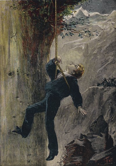 保存されています。エリフ・ブリットの「The Natural Bridge, or One Niche the Highest」の挿絵（カラーリトグラフ）。 作： English School
