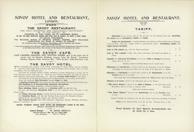 サボイホテル料金1900 作： English School