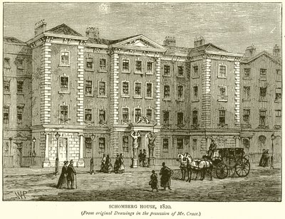 Schomberg House、1820 作： English School