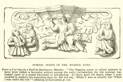中世の学校シーン 作： English School