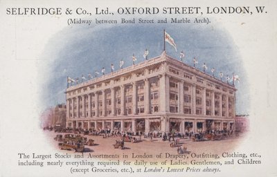 Selfridge and Company Limited、Oxford Street、London、West 作： English School
