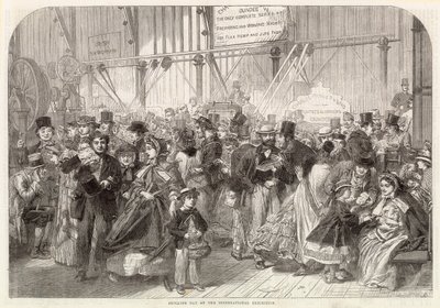 1862年の国際展でシリングデー 作： English School