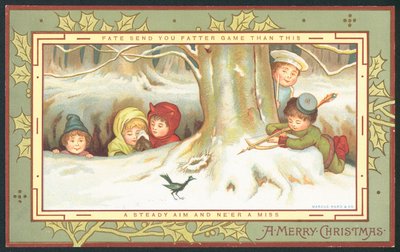 シューティングゲーム、クリスマスカード 作： English School