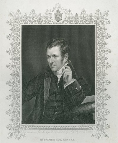 ハンフリー・デイビー卿（1778-1829） 作： English School