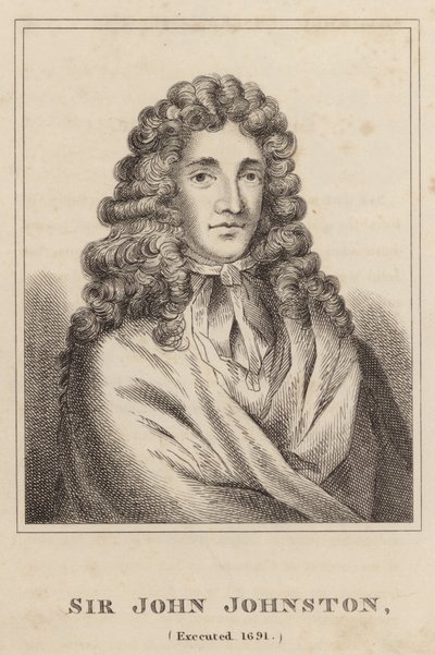 ジョンジョンストン卿、1691年執行 作： English School