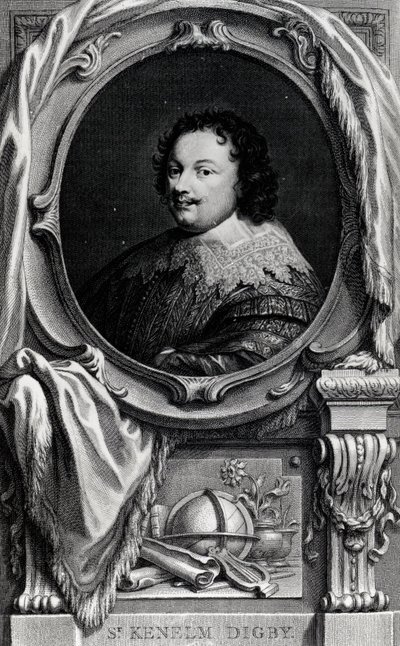 ケネルム・ディグビー卿（1603-1665） 作： English School