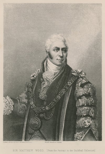 ロンドン市長、マシューウッド卿、1809年 作： English School