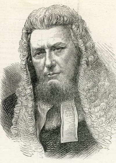1874年2月7日、イラスト入りロンドンニュースのリチャードポールアンフレ（1809-83）卿 作： English School