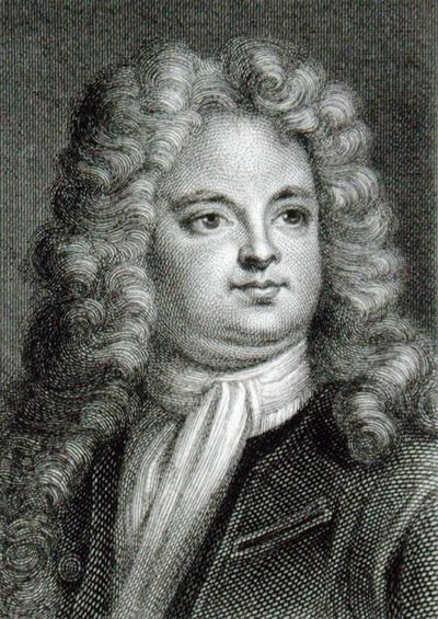 サー・リチャード・スティール（1672-1729）（エングレーヴィング） 作： English School