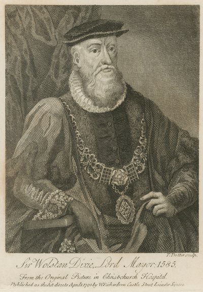 ウォルスタンディクシー卿、ロンドン市長、1586年 作： English School