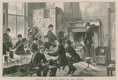 電信街のスケッチ-Boys Kitchen 作： English School
