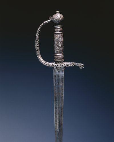 スモールソード、1650年頃 作： English School