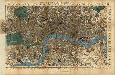 スミスのロンドンの新しい地図 作： English School