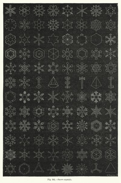 雪の結晶（彫刻 作： English School