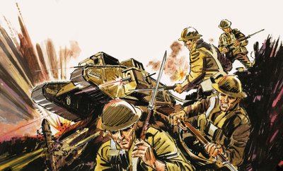 兵士と戦車 作： English School