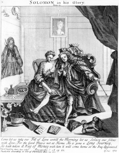 ソロモンの栄光、1738年頃 作： English School