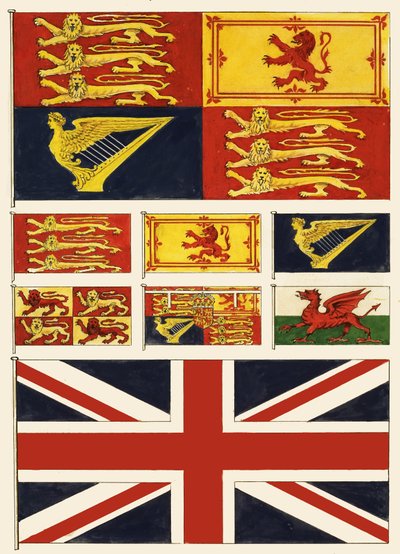 イギリスのいくつかの旗 作： English School