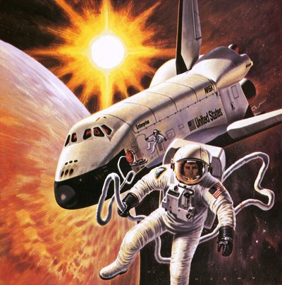 1977年に想像された宇宙服 作： English School