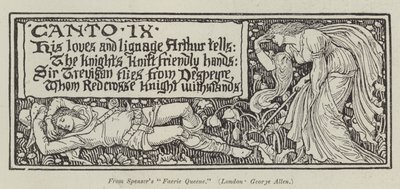 スペンサーの「Faerie Queene」（エングレービング 作： English School
