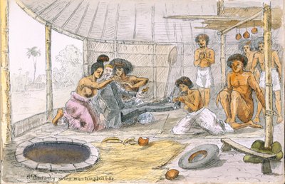 聖アンソニーは…のように誘惑されることはありませんでした」、c1880。 作： English School