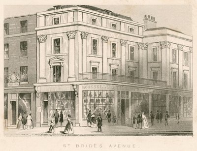 St Brides Avenue、Fleet Street、ロンドン 作： English School
