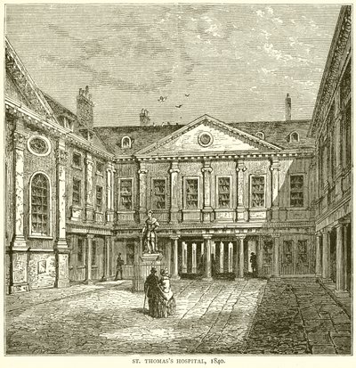 セントトーマス病院、1840 作： English School