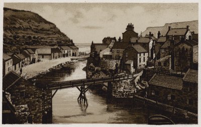 Staithes（リトグラフ 作： English School