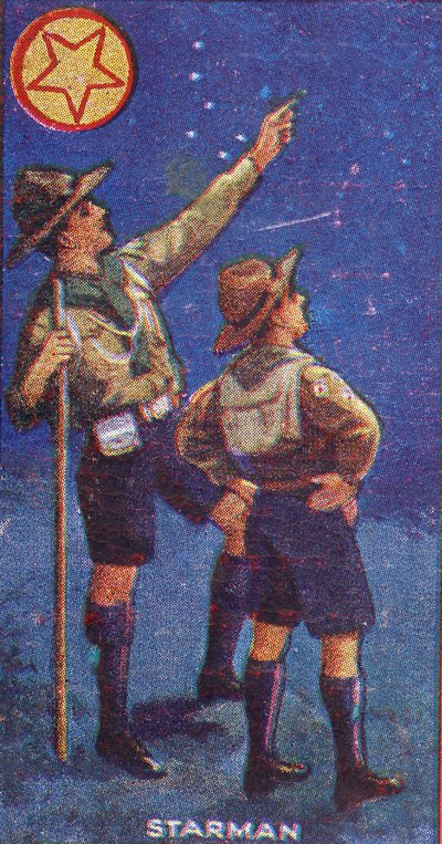 スターマンスカウトバッジ、1923年 作： English School