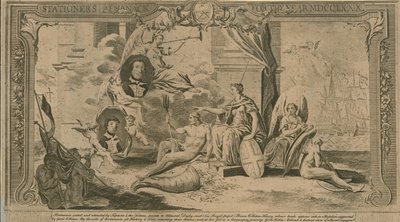 1780年の文房具アルマナック 作： English School