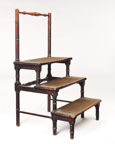 ステップ、1820年頃（日本マホガニー） 作： English School