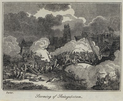 Storming of Seringapatam(彫刻) 作： English School