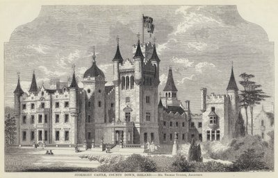 アイルランド、カウンティ・ダウン、ストームント城（彫刻 作： English School