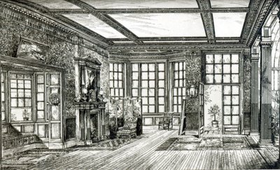 ジェームスティソエスクァイアのためのスタジオ、グローブエンドロード、1874年（リソ）（bw写真） 作： English School