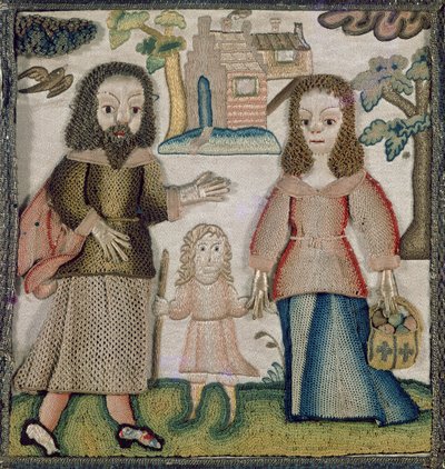 切り株棺、英語、1660年頃 作： English School