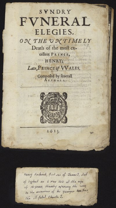 プリンスオブウェールズのヘンリーが早すぎる死を遂げたことに対する葬式の葬儀 作： English School