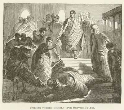 TarquinはServius Tullusに身を投げます 作： English School