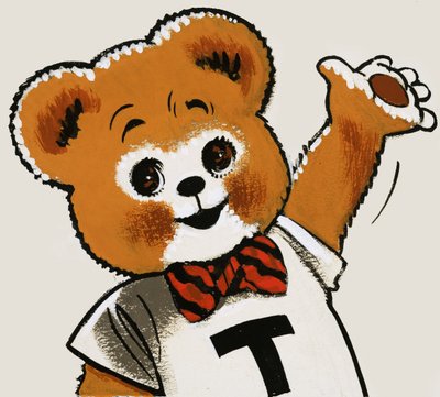 手を振っているテディベア 作： English School