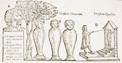 17世紀のイラストのコピーであるテラフィムは、19世紀後半に出版されたマジックの歴史で使用されています。 作： English School