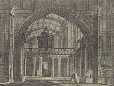 アンテチャペル、1816年（彫刻） 作： English School