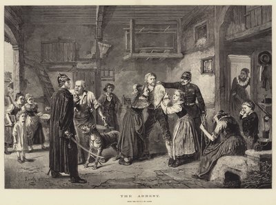 逮捕」（彫刻 作： English School