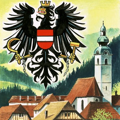 オーストリアのワシ、オーストリアの紋章 作： English School