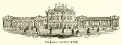 1785年のイングランド銀行 作： English School