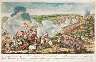 ノイマルクの戦い、シレジア、1757年12月5日 作： English School