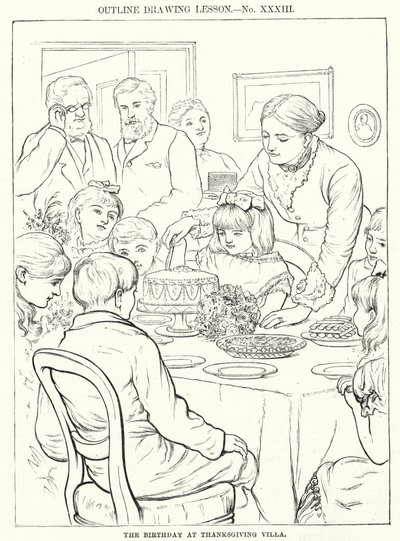 サンクスヴィレッジでの誕生日（刻印 作： English School