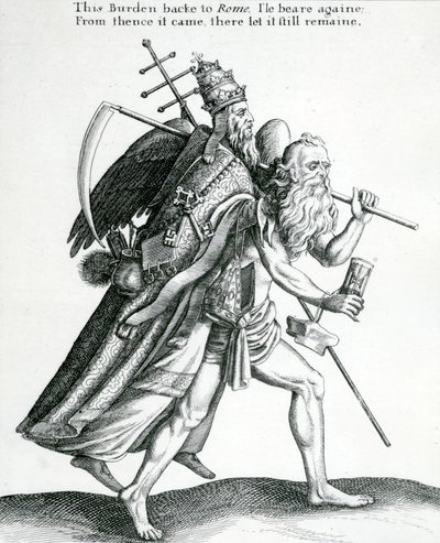 負担はローマに戻っていますか？ 1641年頃 作： English School