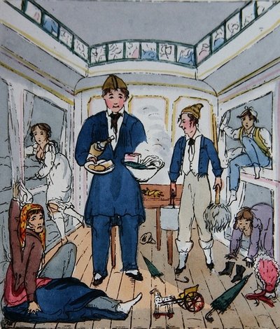 小屋」、ロジェ・ブックムの「De Paris a Douvres」より 作： English School