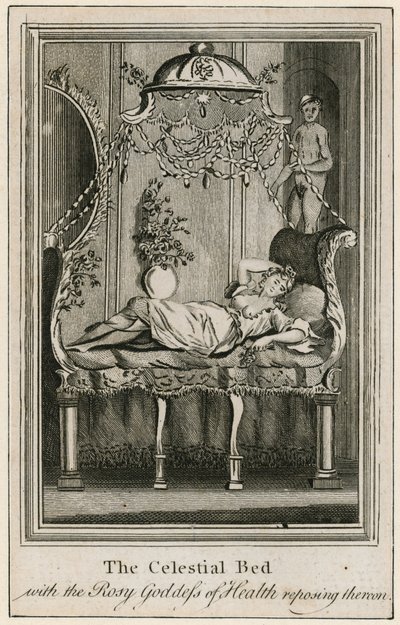 バラ色の健康の女神が眠っている天のベッド 作： English School