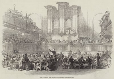 The Chartist Convention, John-Street, Fitzroy-Square (e.g. engraving) 作： English School