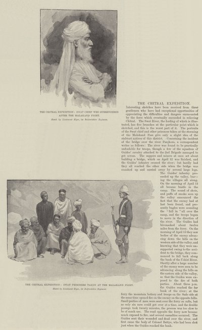 The Chitral Expedition (litho) 作： English School