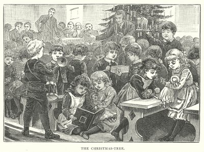 クリスマスツリー（エングレーヴィング） 作： English School